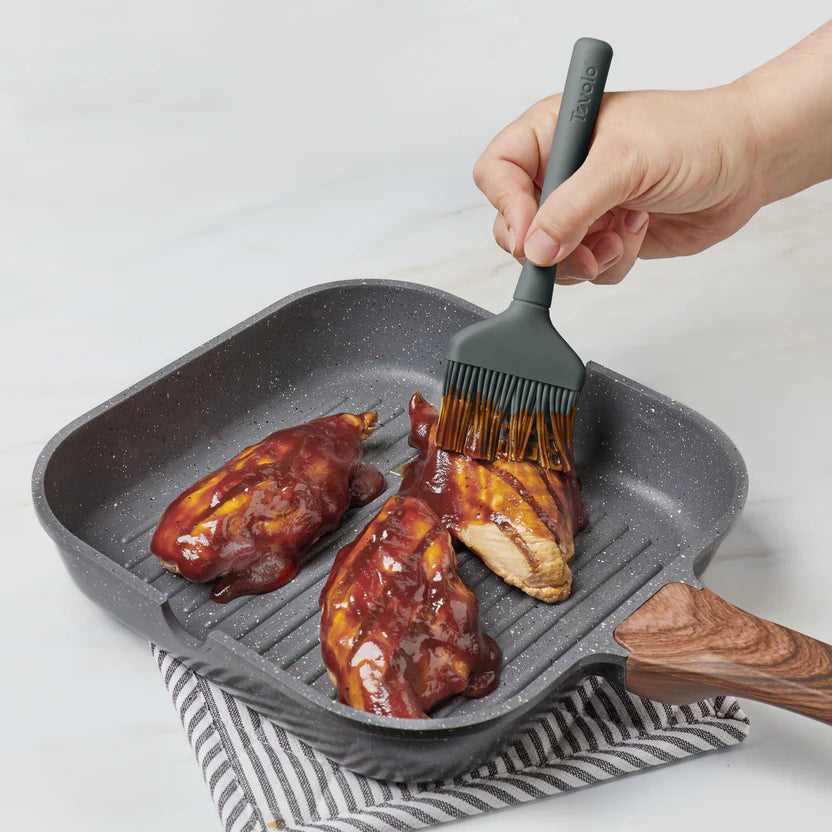 Tovolo Flex-Core Silicone Basting Brush - Charcoal