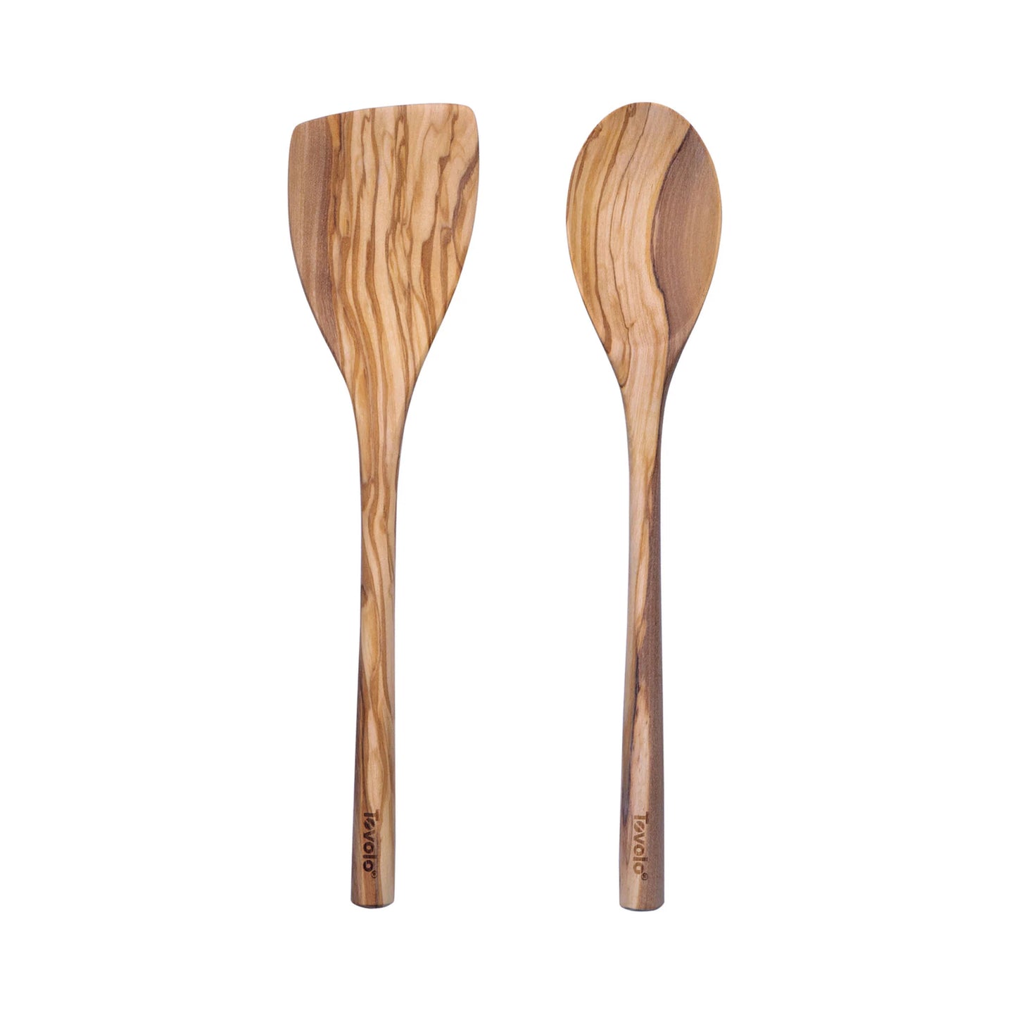 Tovolo Olivewood Spoon + Angled Turner