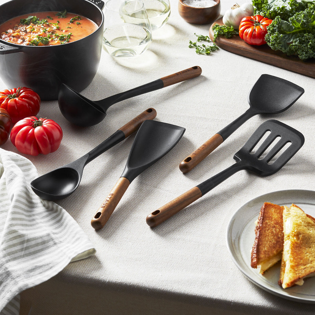 Staub 5-pc Kitchen Utensil Set, Silicone