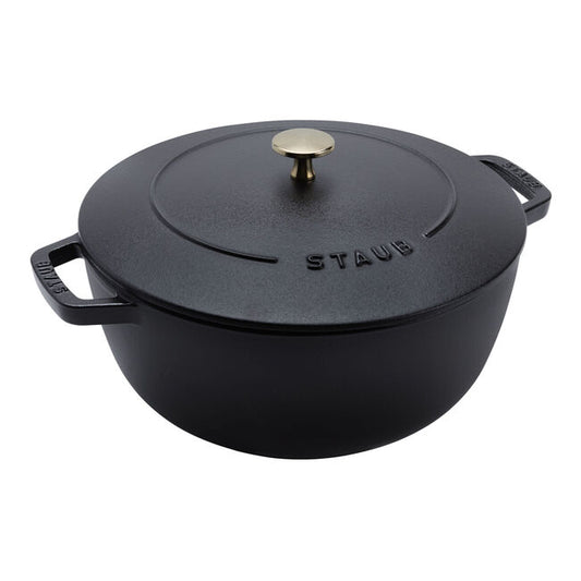 Staub 5.25 qt, Essential French Oven, black matte