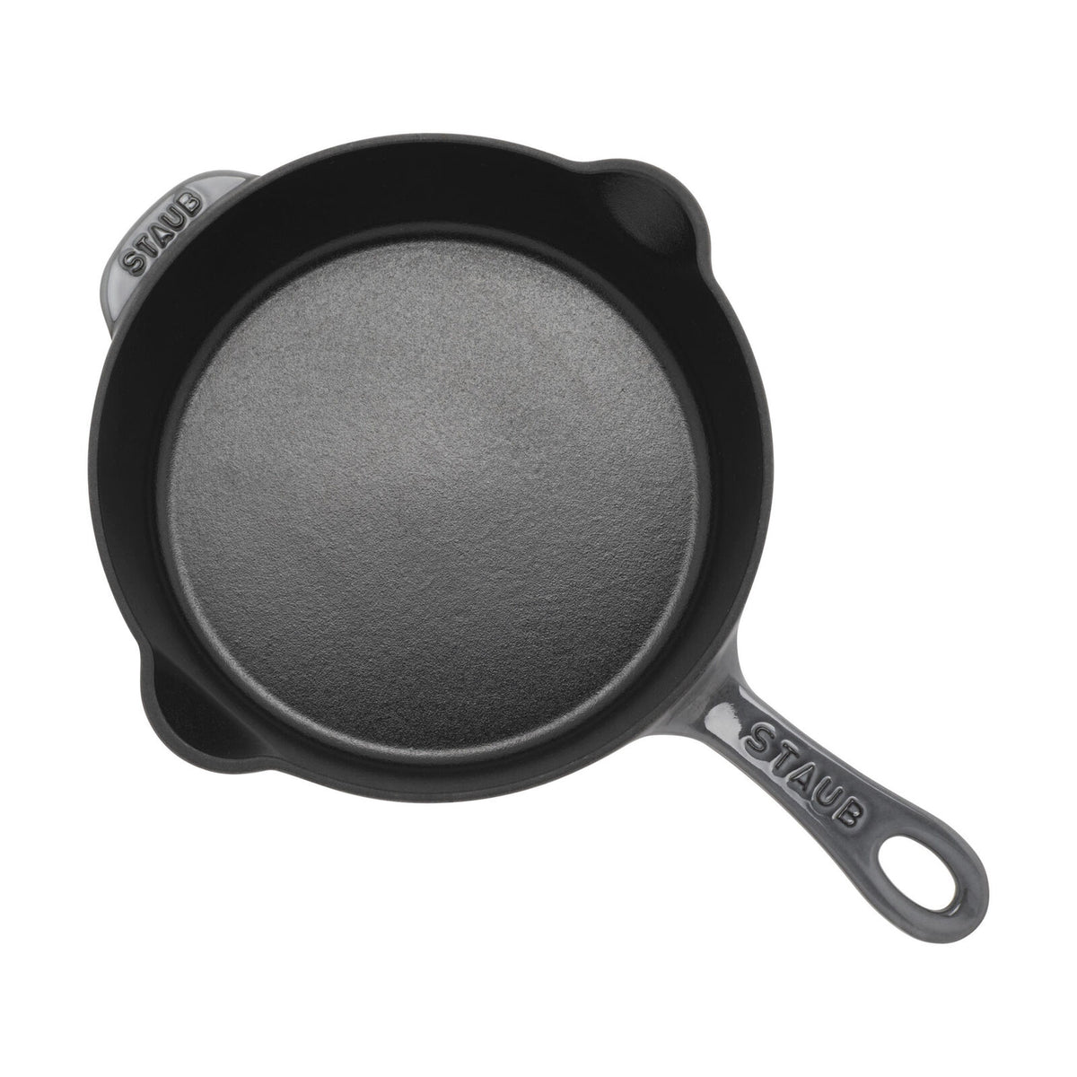 Staub 8.5-inch, Traditional Deep Skillet, Graphite Grey