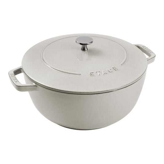 Staub 5.25 qt, Essential French Oven, White Truffle