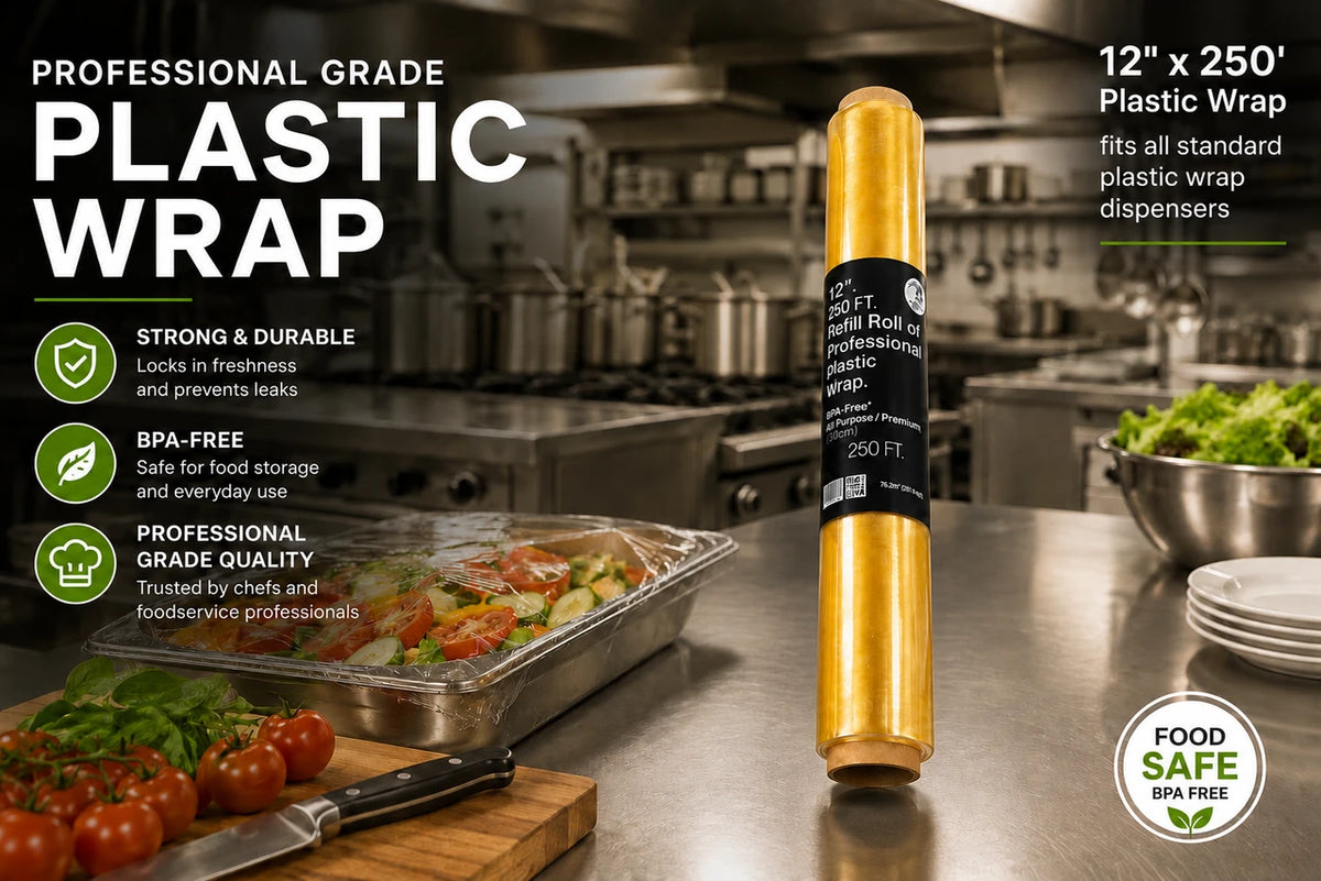 ChicWrap Professional Grade Plastic Wrap Refill - 12"x250'