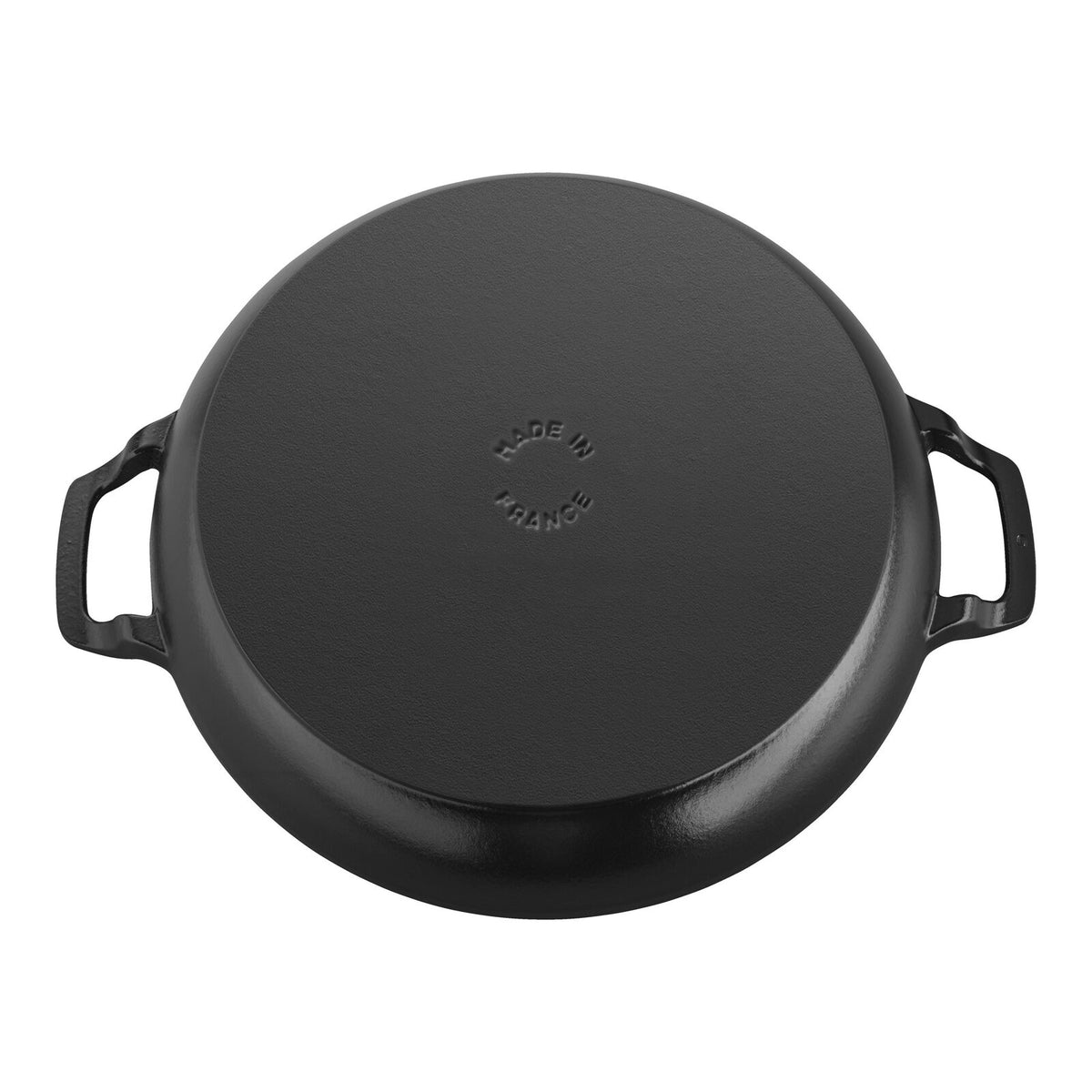Staub 3.5 qt, Braiser with Glass Lid, Matte Black