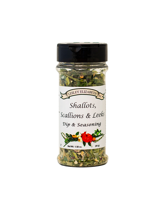 Lesley Elizabeth - Shallot Scallions & Leeks Dip and Seasoning - 1.5 oz.