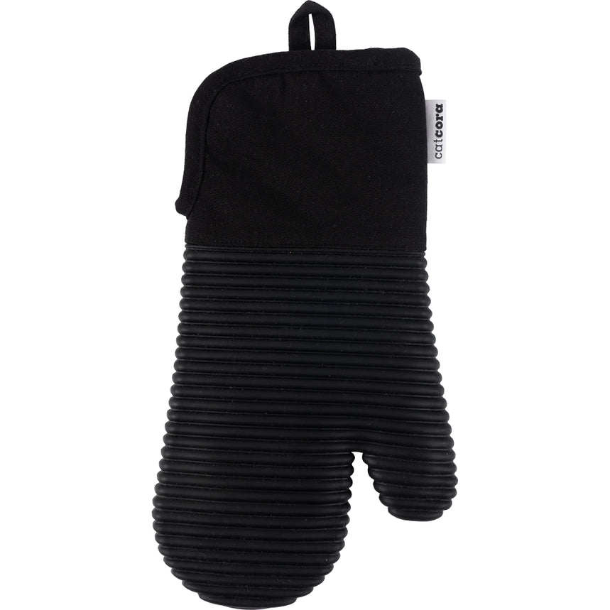 Harold Imports -CatCora Oven Mitt, Heavyweight Cotton and Silicone