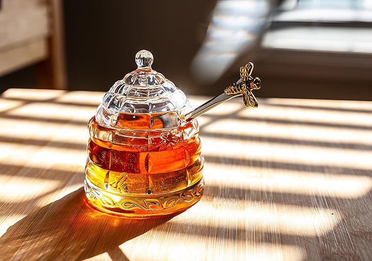 Abbott - Beehive Honey Pot w/Lid