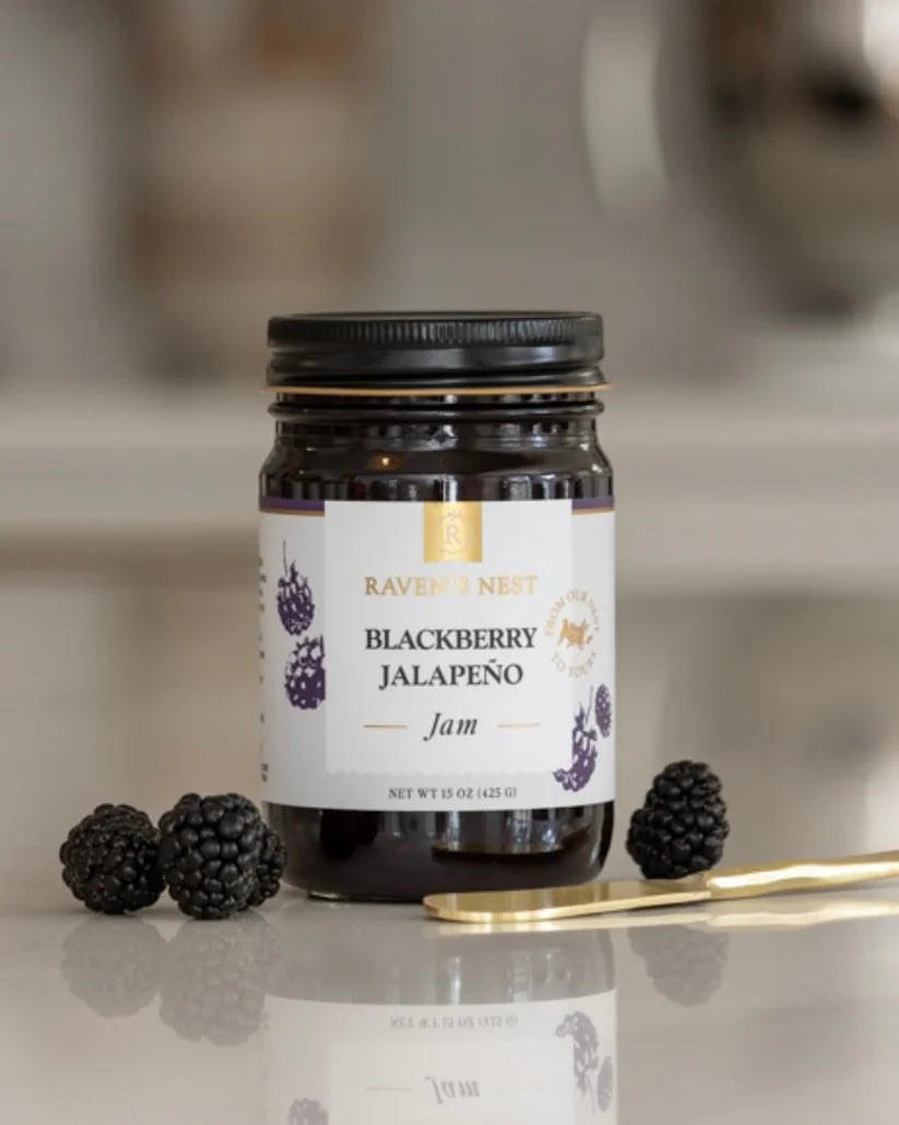 Raven's Nest Blackberry Jalapeño Jam - 15 oz.