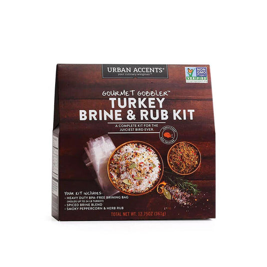Urban Accents - Gourmet Gobbler™ Turkey Brine & Rub Kit