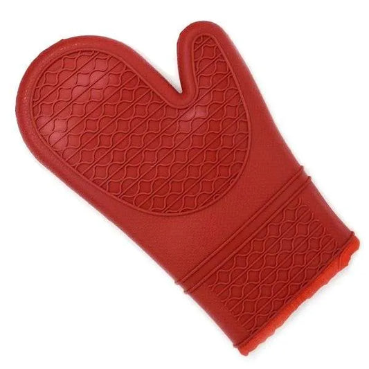Norpro Silicone & Fabric Oven Glove - Red