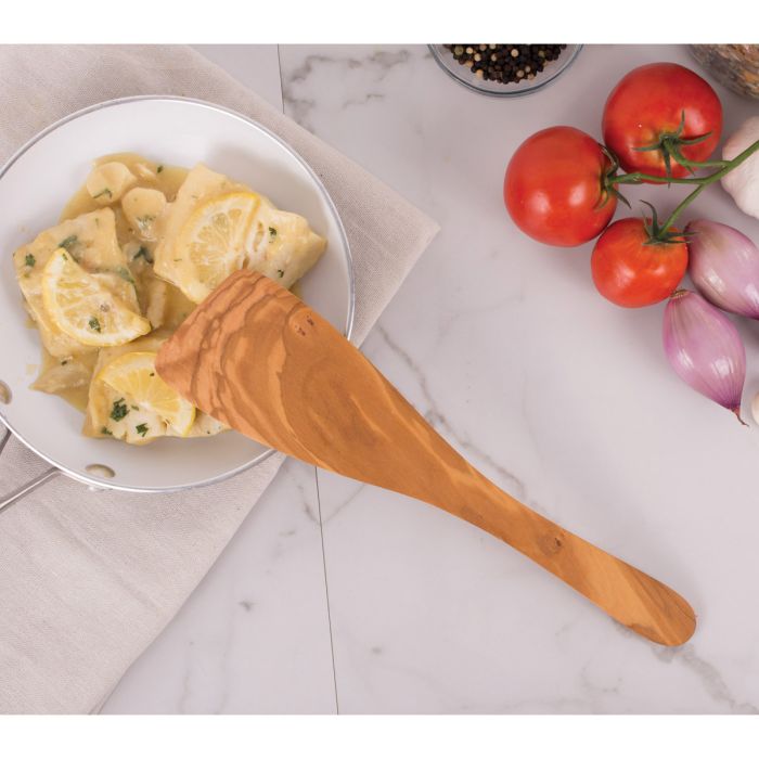 Eddington's Italian Olive Wood Wide Spatula, 12.5in