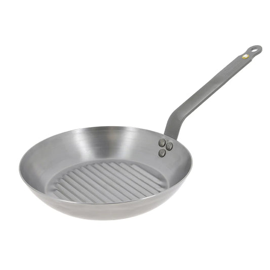 De Buyer Mineral B Round Grill Pan - 26cm or 10.25"