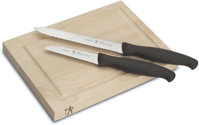 Henckels 3 pc Knife and Board Set