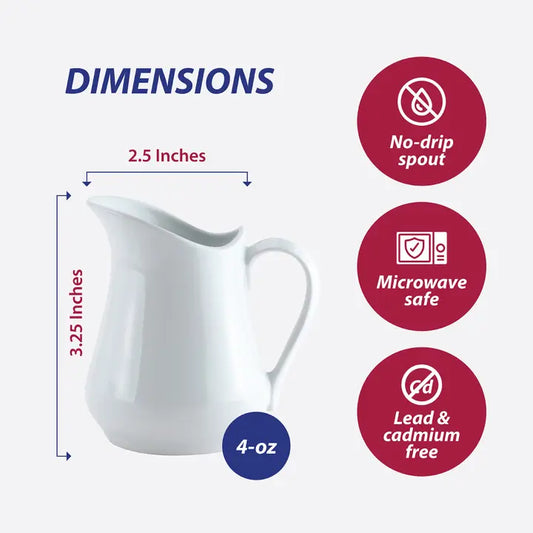 HIC Kitchen Pitcher with Handle - 4oz