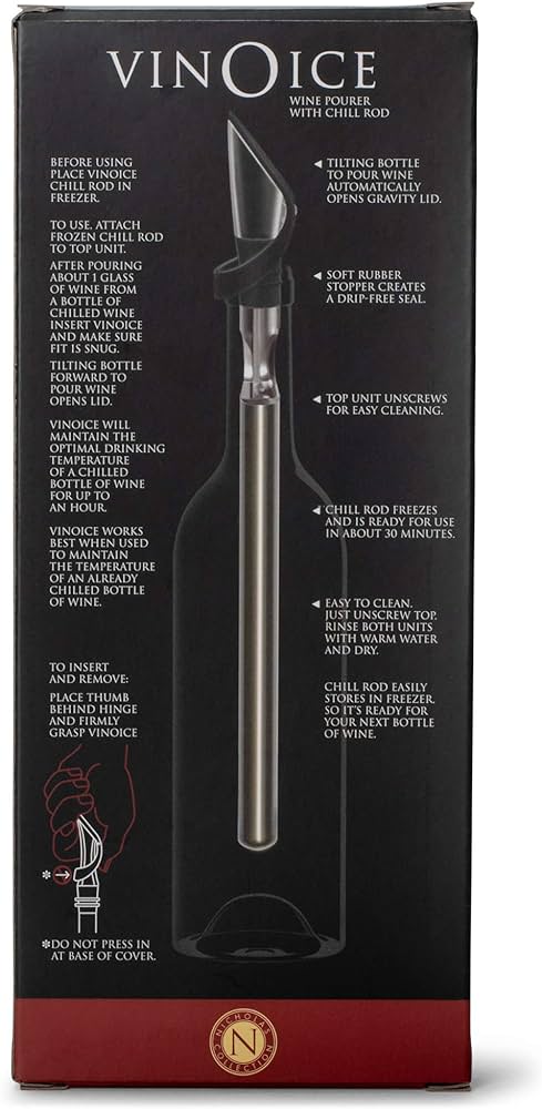 Cork Pops VinOice Stainless Steel Wine Chiller