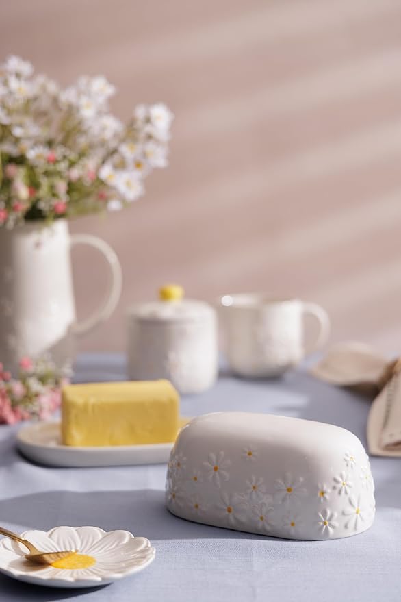 Price & Kensington Daisy Butter Dish