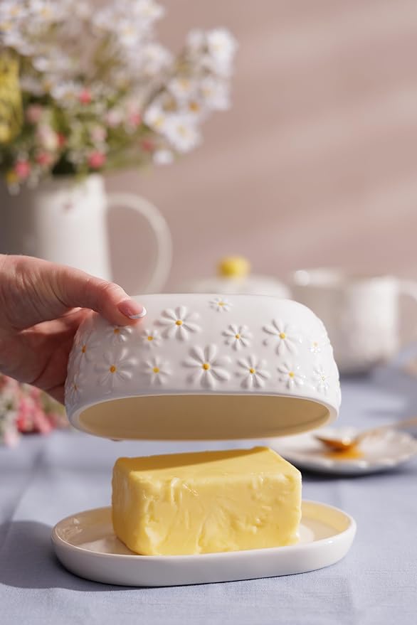 Price & Kensington Daisy Butter Dish