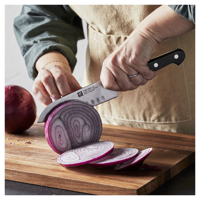 Henckels Pro 5.5-inch, Hollow Edge Santoku Knife
