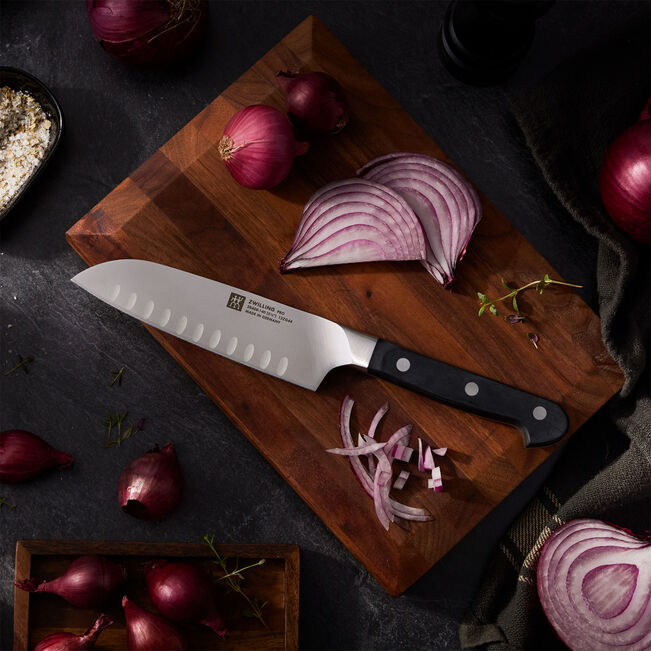 Henckels Pro 5.5-inch, Hollow Edge Santoku Knife
