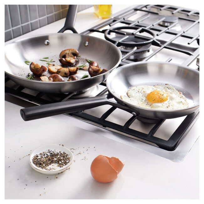 ZWILLING MIlano Stainless Steel2-pc, Stainless Steel Fry Pan Set