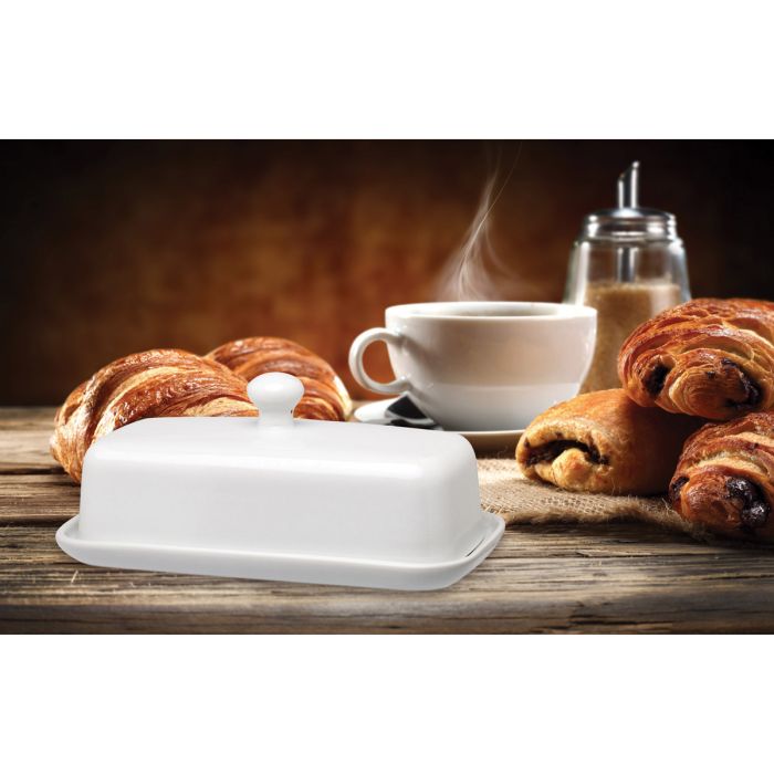 Harold Import Co. Kitchen Butter Dish, Porcelain