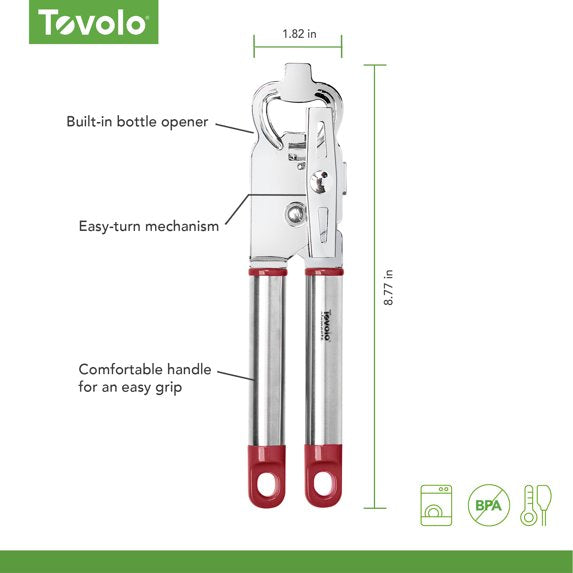 Tovolo Elements 2-in-1 Can Opener with Bottle Opener - Sangria