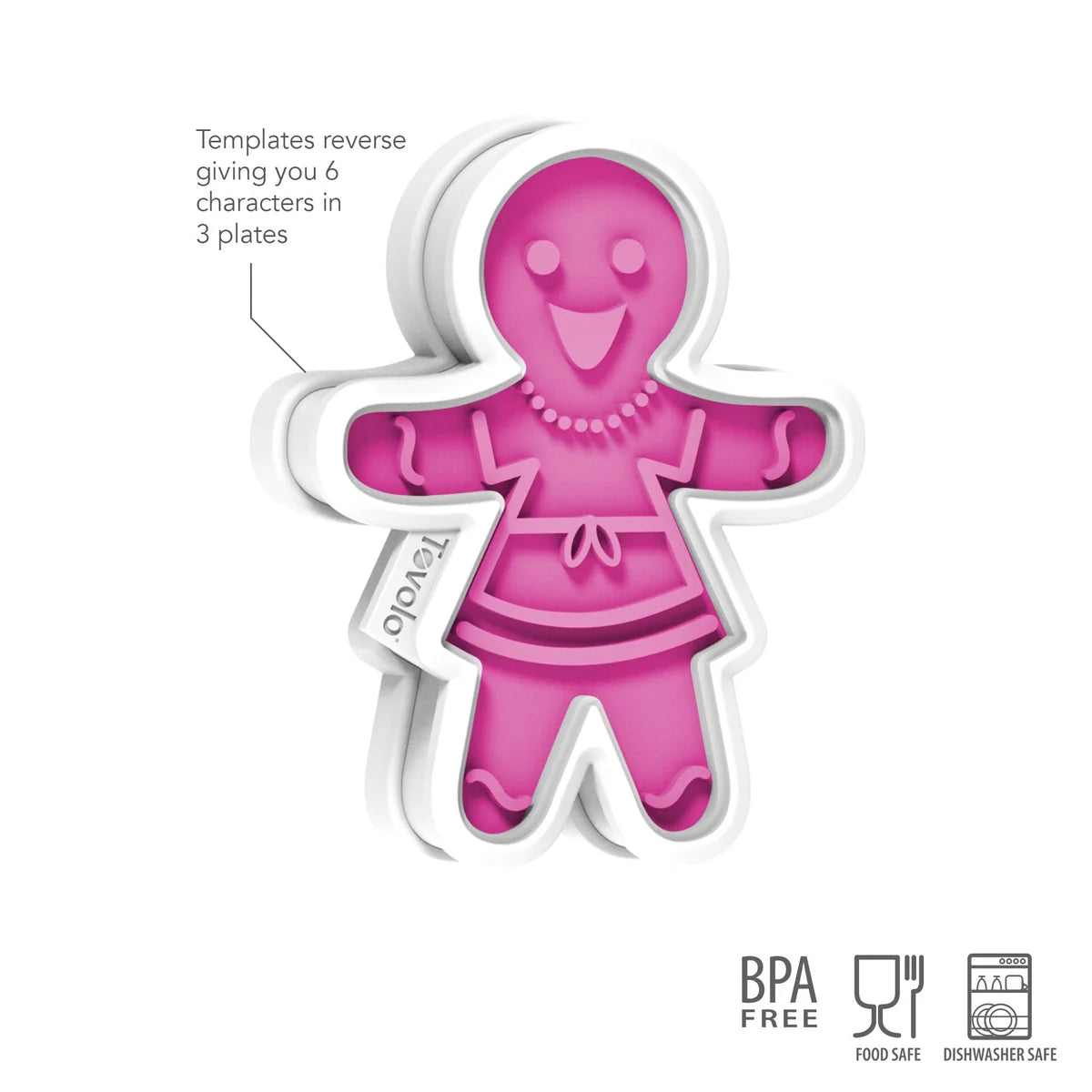 Tovolo Gingerbread Cookie Cutter - Ginger Girl