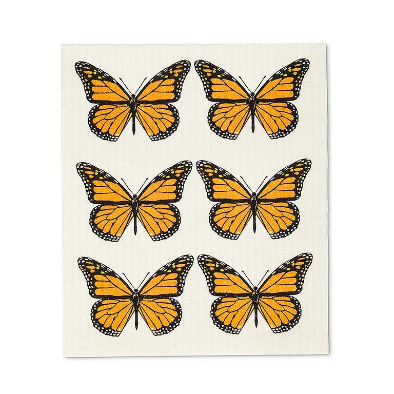 Abbott - Monarch Butterfly Swedish Dishcloths. Set of 2
