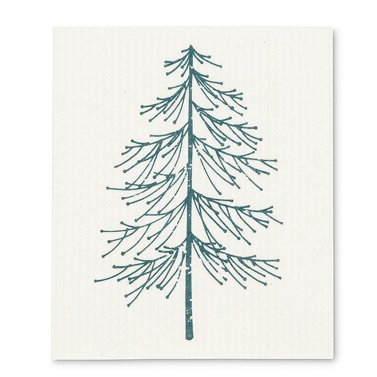 Abbott - Allover Trees Swedish Dishcloths. Set of 2