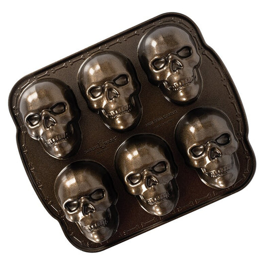 Nordic Ware Skull Cakelet Pan