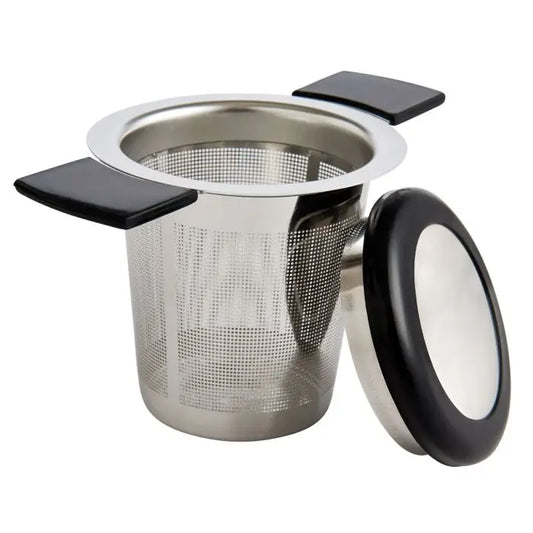 Harold Imports - Brew-in-Mug Tea Infuser with Lid & Stainless-Steel Basket