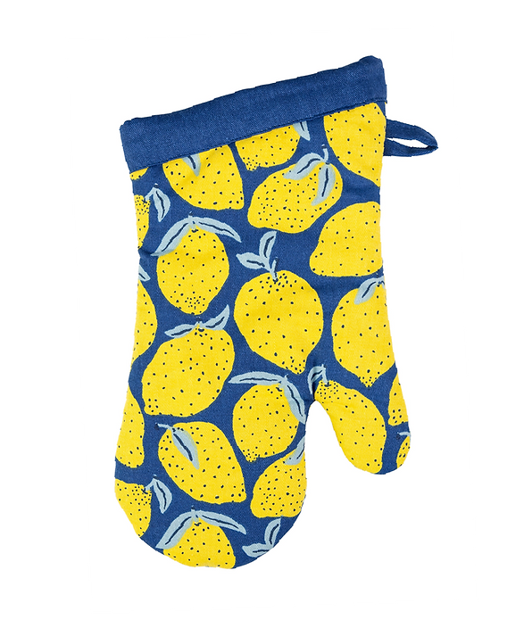 Mu Kitchen Lemons Designer Oven Mitt