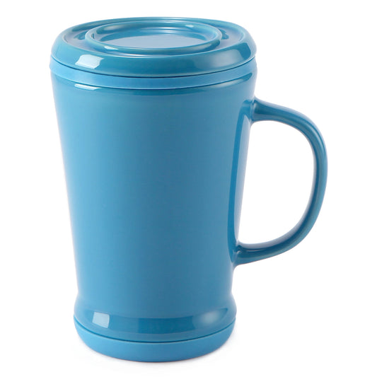 CasaWare 14oz Classic Tea Infuser Mug - Blue