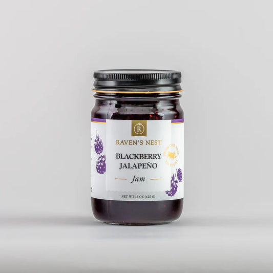 Raven's Nest Blackberry Jalapeño Jam - 15 oz.