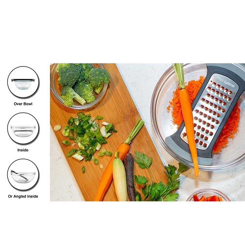 Microplane Mixing Bowl Grater- Extra Coarse- Black