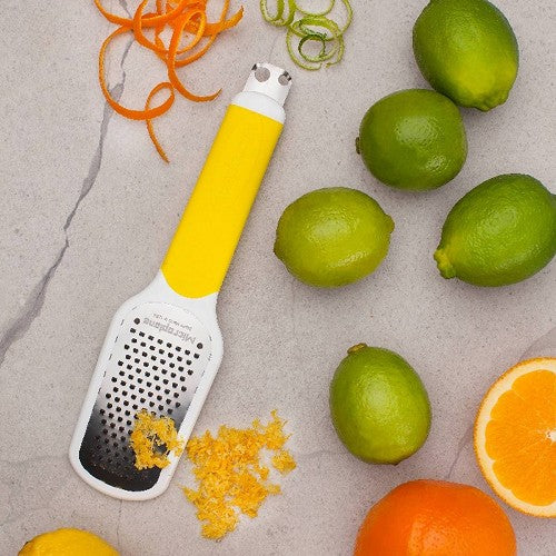 Microplane Ultimate Citrus Tool 2.0 - Citrus Zester and Channel Knife