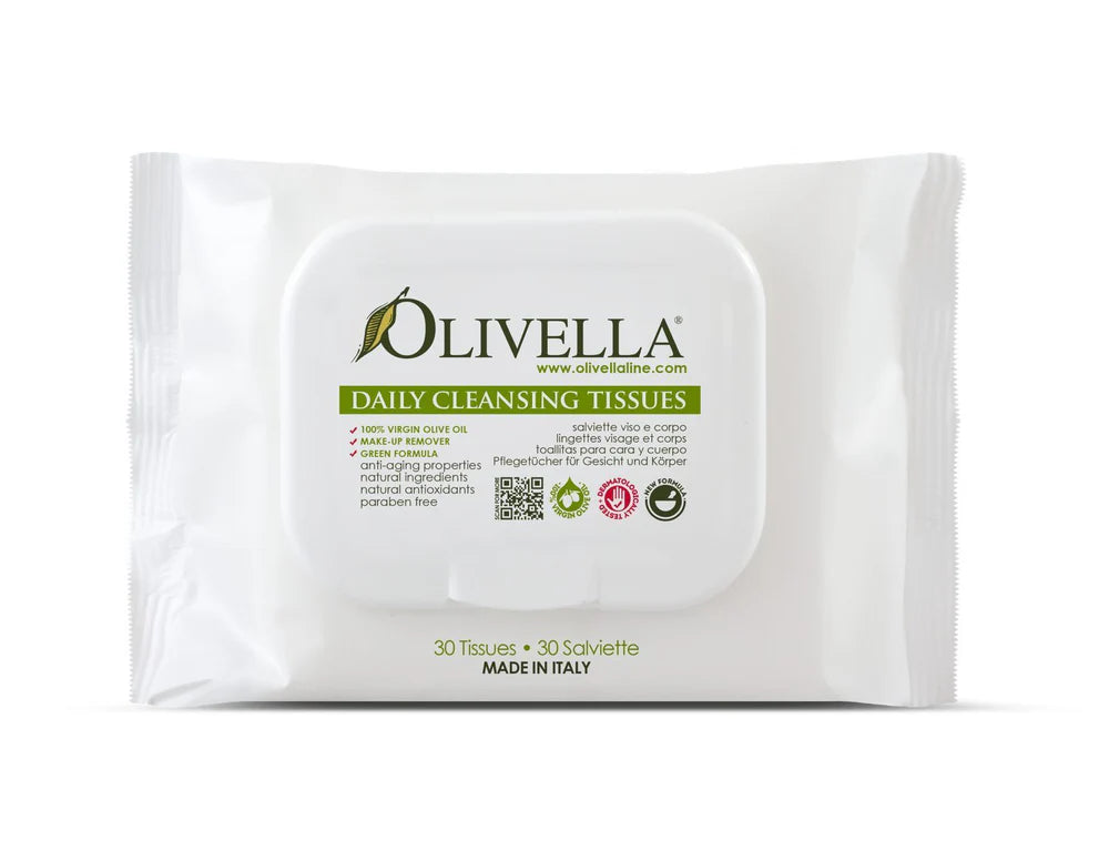 Olivella Daily Cleansing Tissues - 30/pkg