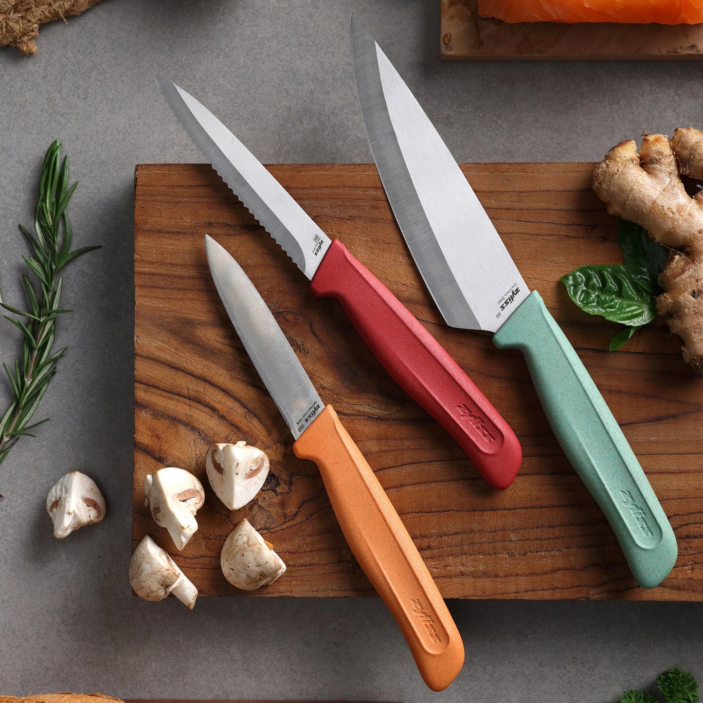 Zyliss Classic 3-Piece Paring & Utility Knife Set