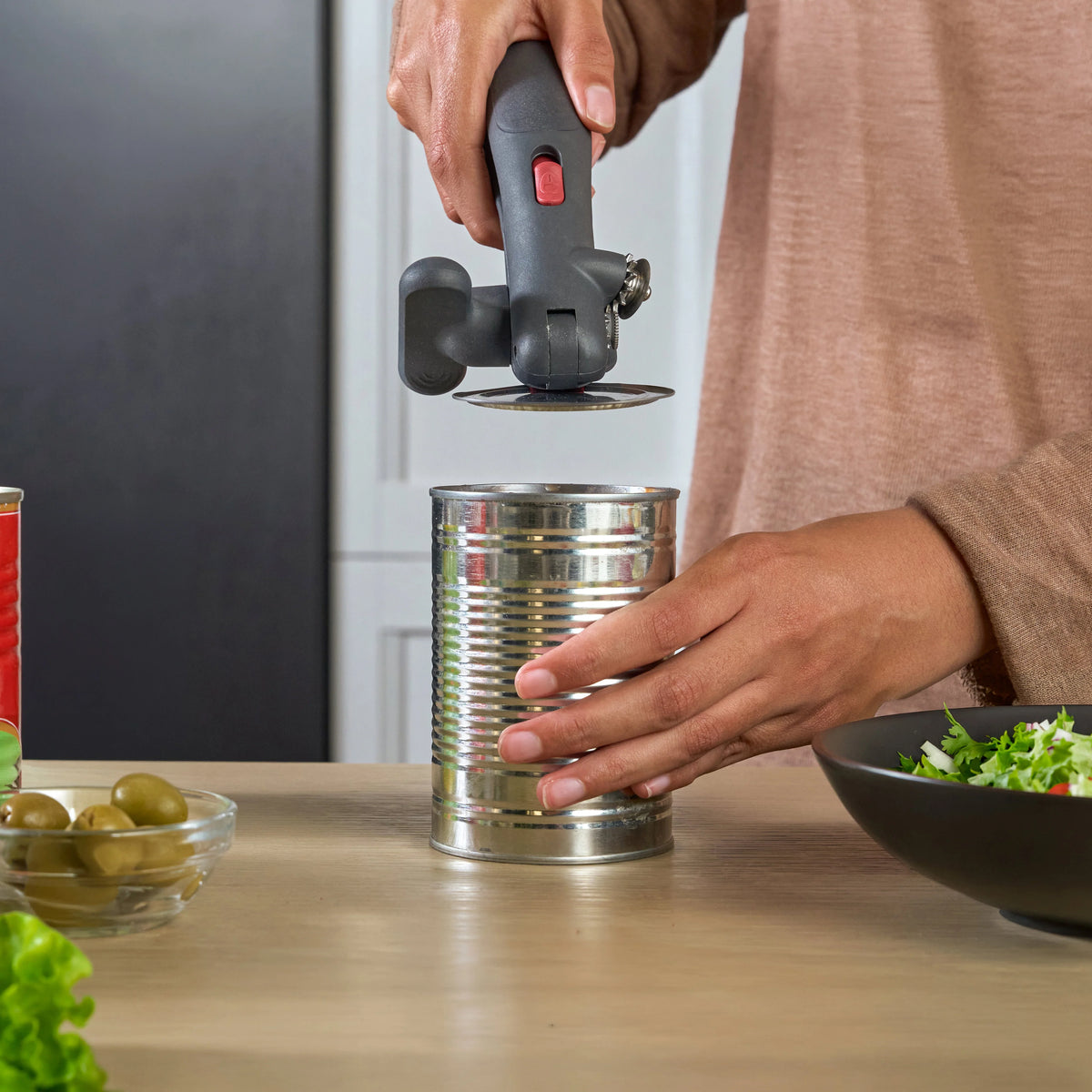 Zyliss Lock N' Lift Manual Can Opener - Gray