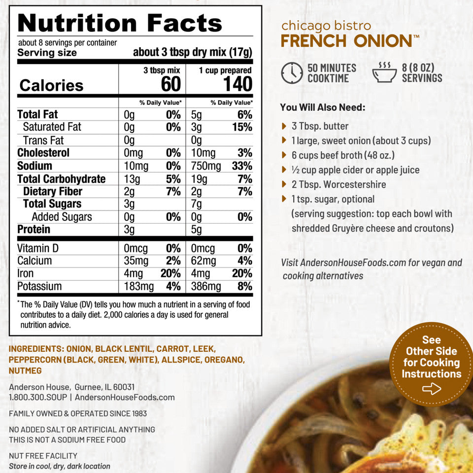 Chicago Bistro French Onion Soup by Frontier Soups