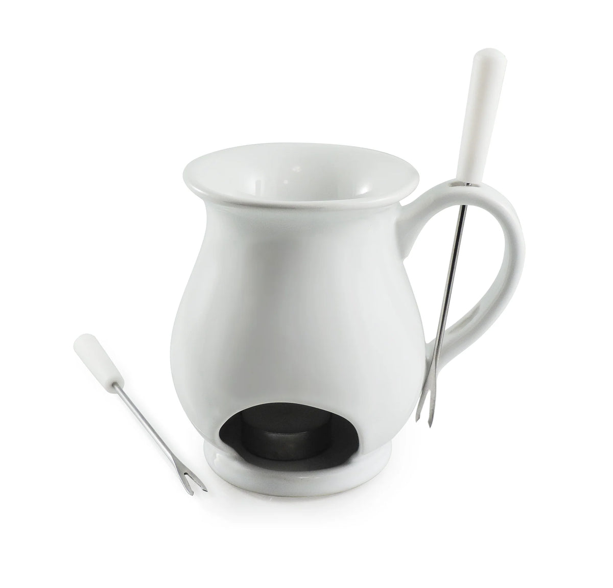 Swissmar 4-Piece Chocolate Fondue Set | Indulge White