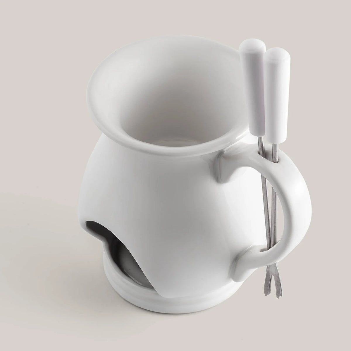Swissmar 4-Piece Chocolate Fondue Set | Indulge White