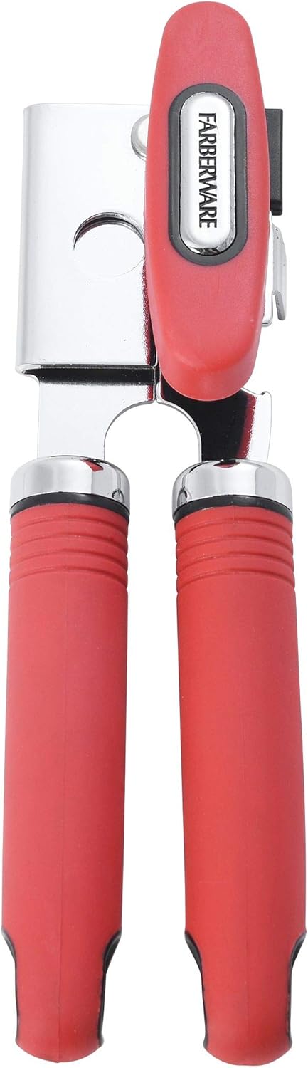 Farberware Soft Grips Can & Bottle Opener, Red