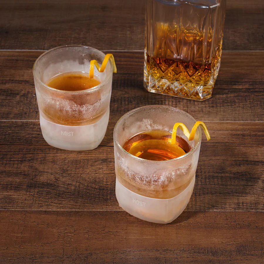 Host Glass FREEZE Whiskey Cooling Cup, Set of 2