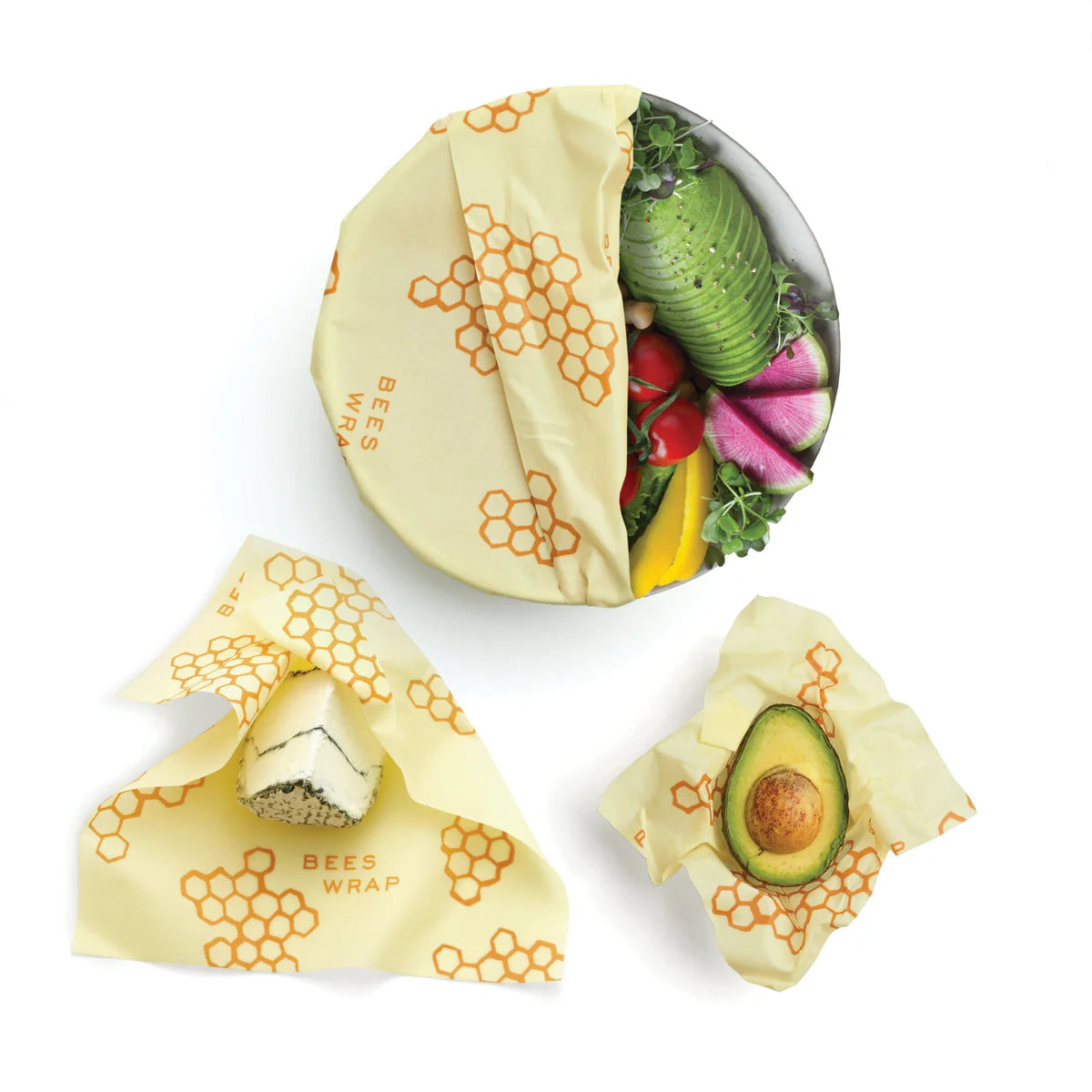 Bee's Wrap Assorted 3 pk - Honeycomb