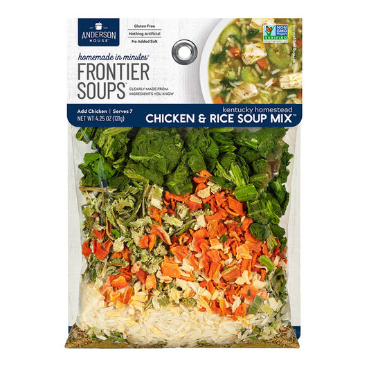 Kentucky Homestead Chicken & Rice Soup by Frontier Soups