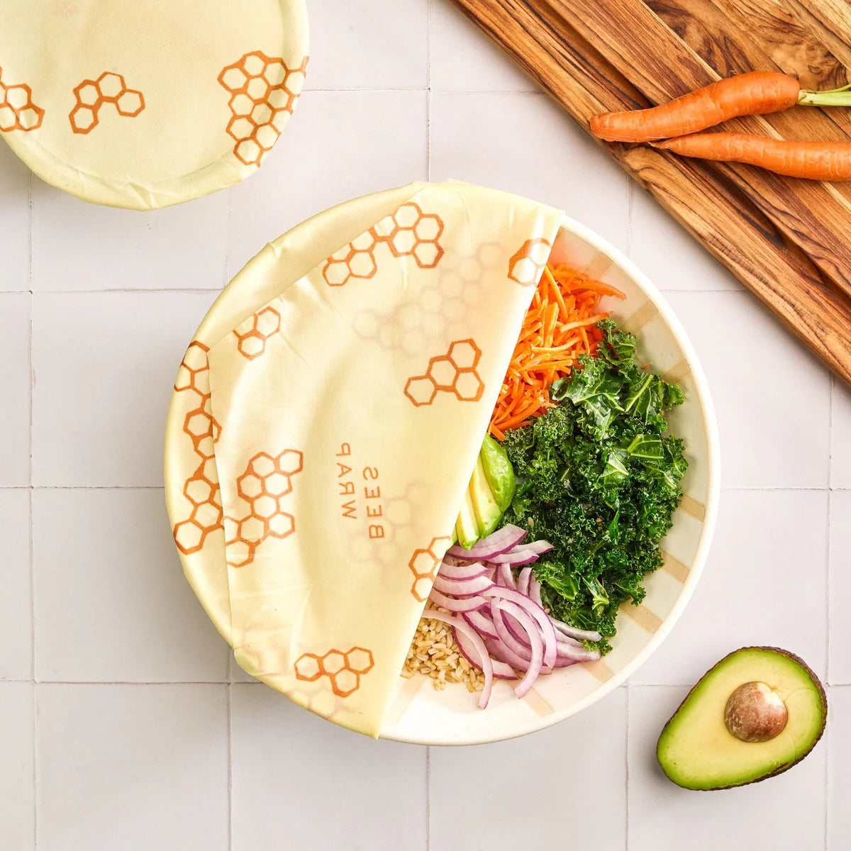 Bee's Wrap HexHugger Bowl Huggers 3 pk - Honeycomb