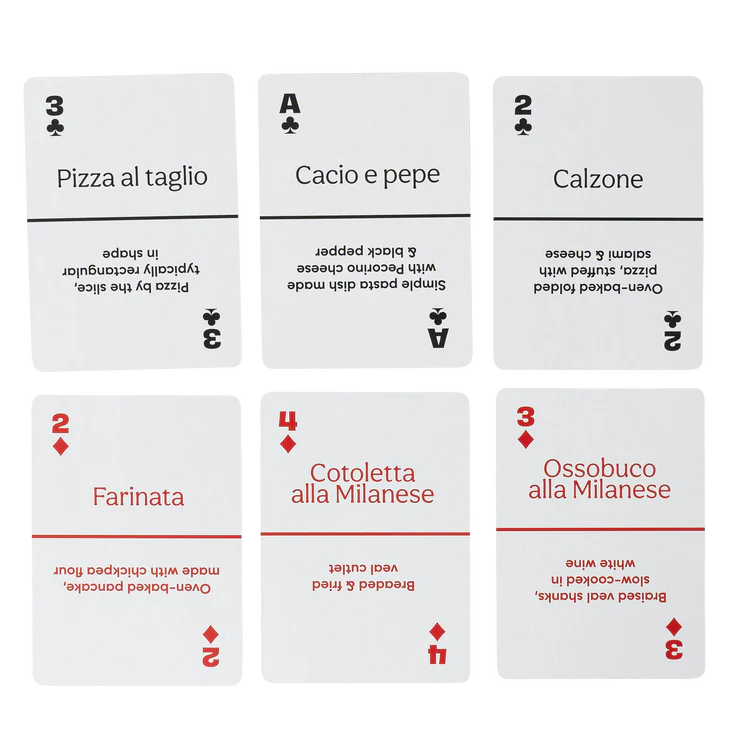 Lingo Italian Street Food Cards