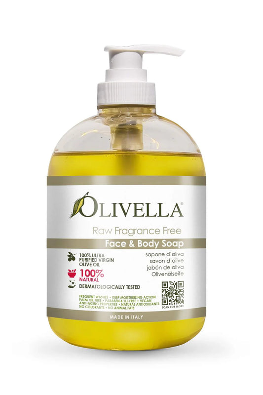 Olivella Raw Fragrance Free Liquid Soap - 16.9 fl oz