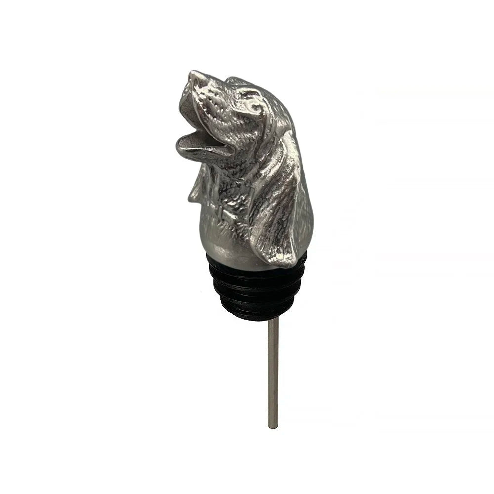 Menagerie Wine Pourer -Smokey (Hound)
